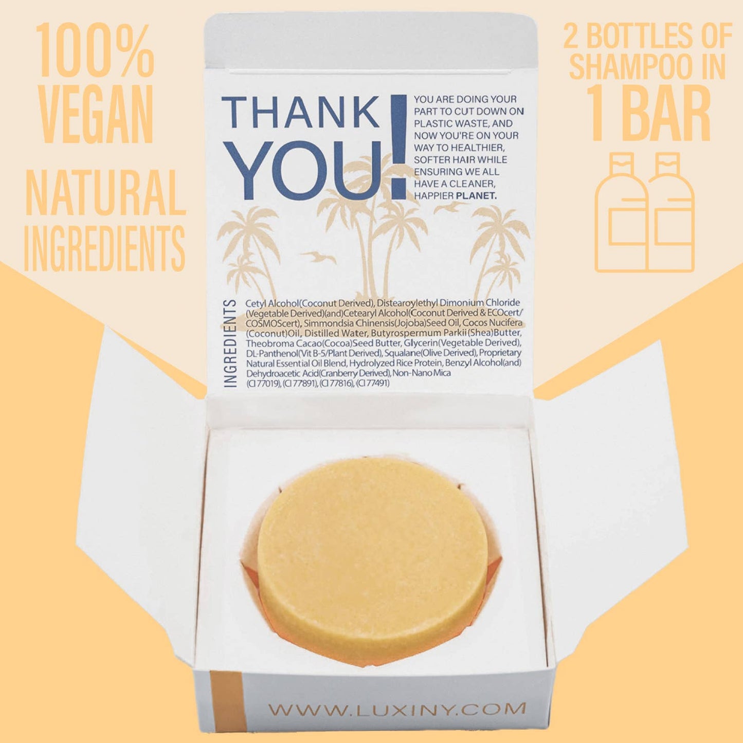 Conditioner Bar | Citrus Splash | Beach Bar | Detangle