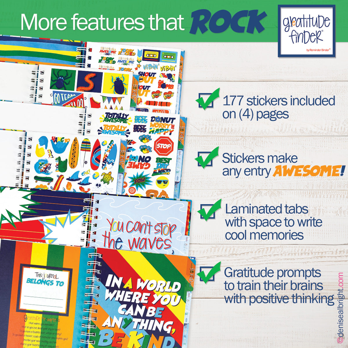 Gratitude Finder® Journals FOR BOYS - Denise Albright®