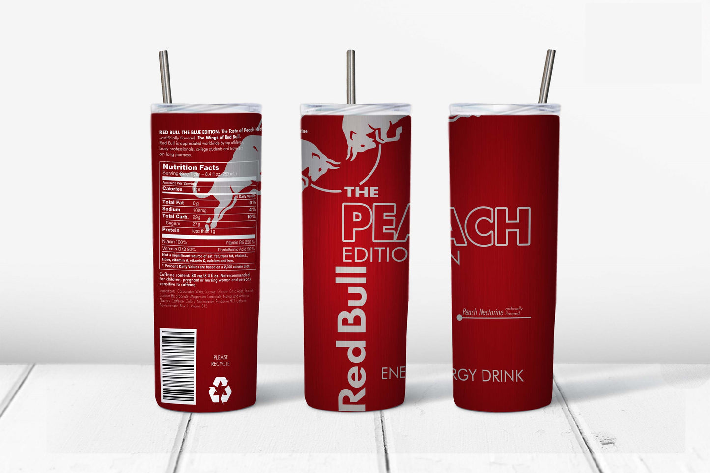 Skinny Tumbler Red Bull