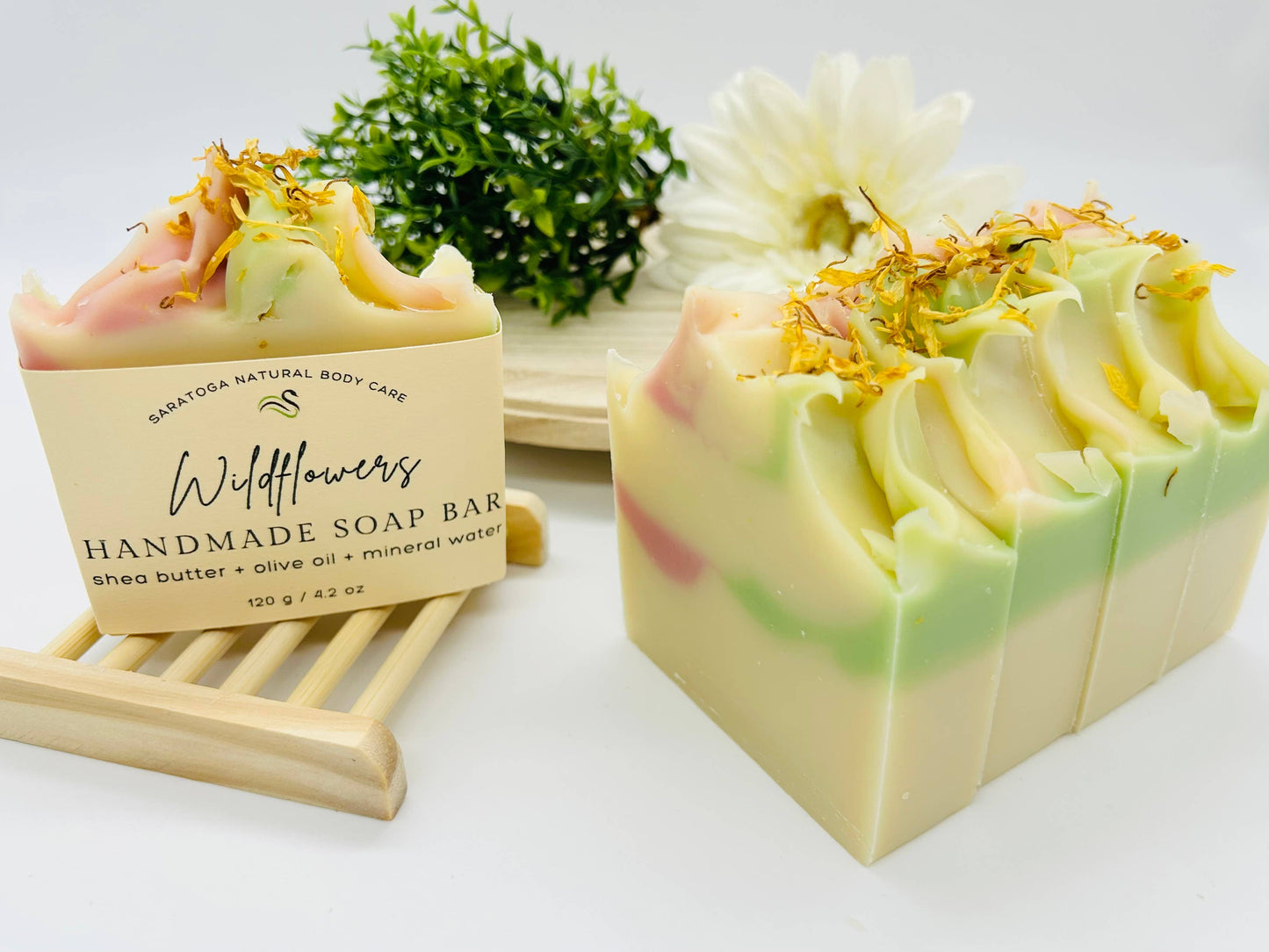 Wildflowers Handmade Soap Bar VEGAN COLD PROCESS