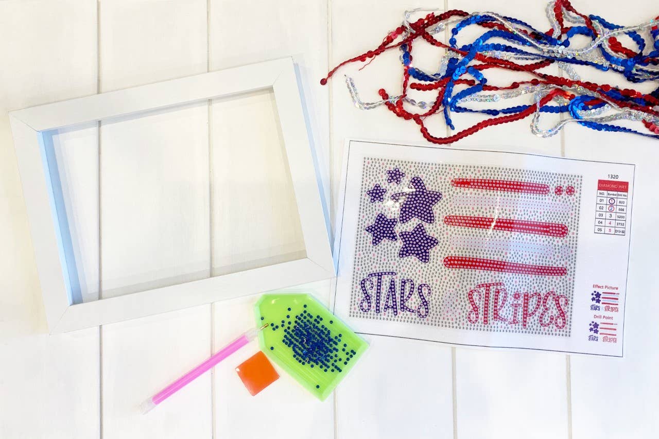 Stars & Stripes Diamond Art Kit