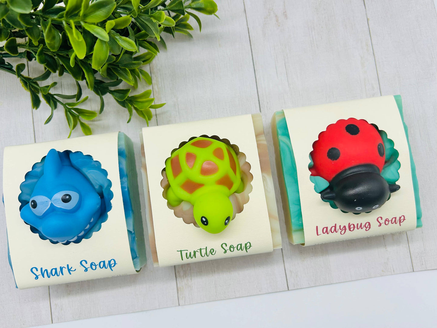 Ladybug Handmade Soap Bar for Kids VEGAN COLD PROCESS