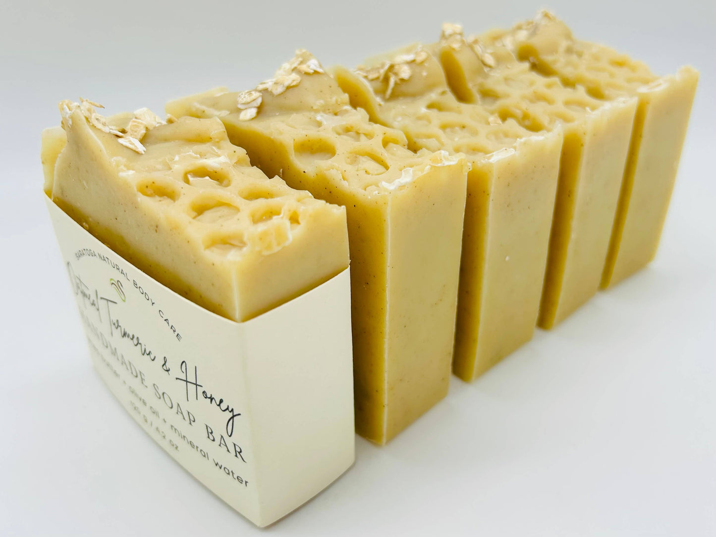 Oatmeal Turmeric & Honey Handmade Soap Bar VEGAN