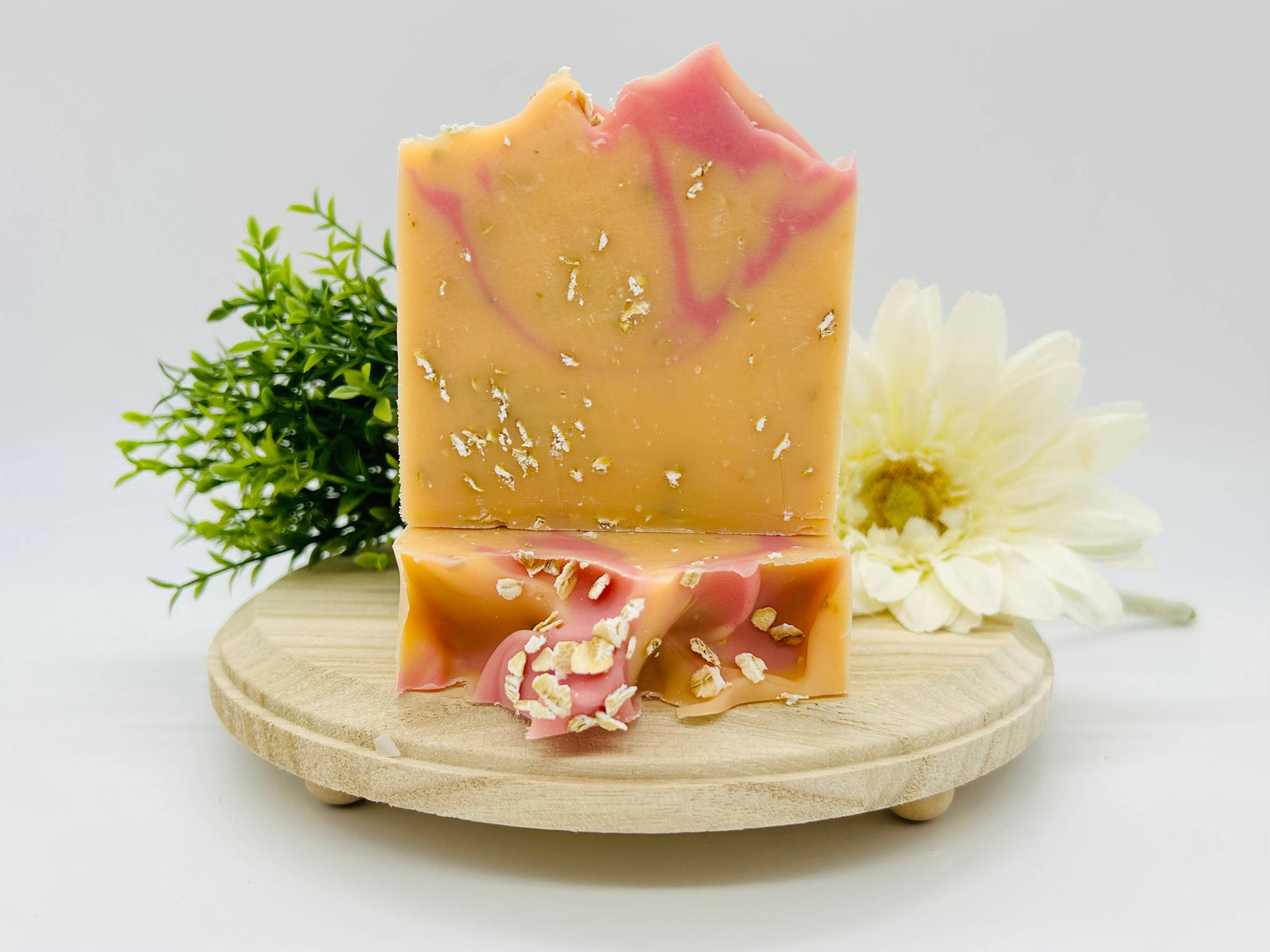 Sweet Orange Oatmeal Handmade Soap Bar VEGAN COLD PROCESS