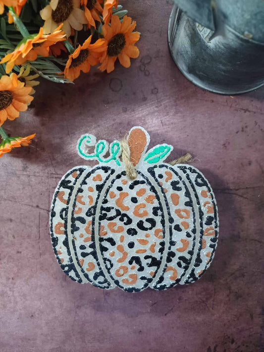 Pumpkin Leopard Print Freshie