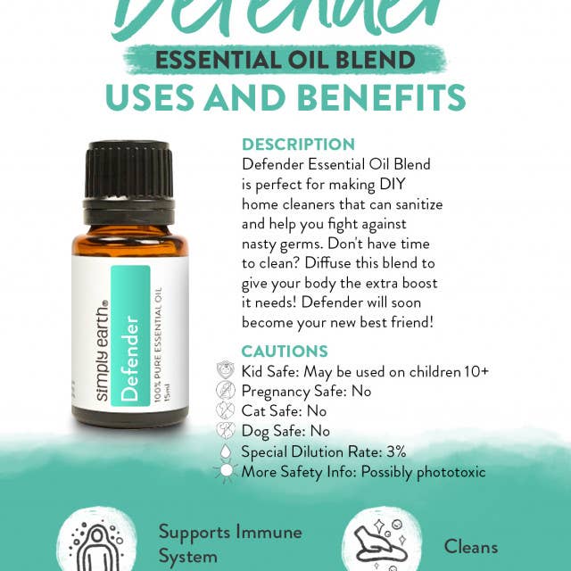 Defender Essential Oil Blend 15ml