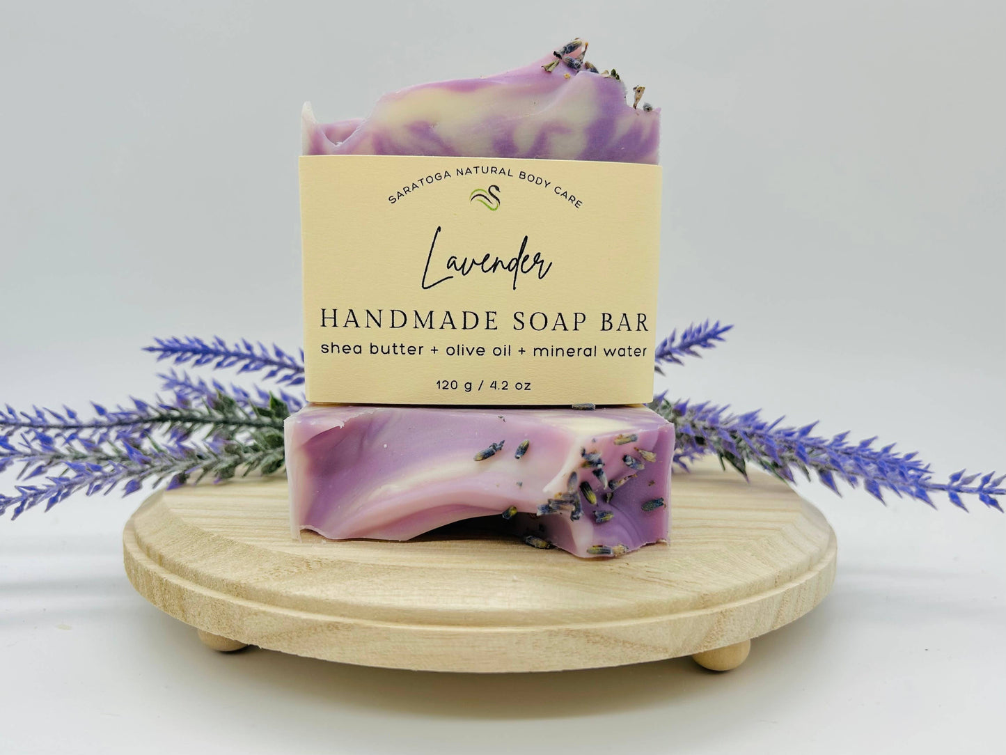 Lavender Handmade Soap Bar VEGAN COLD PROCESS