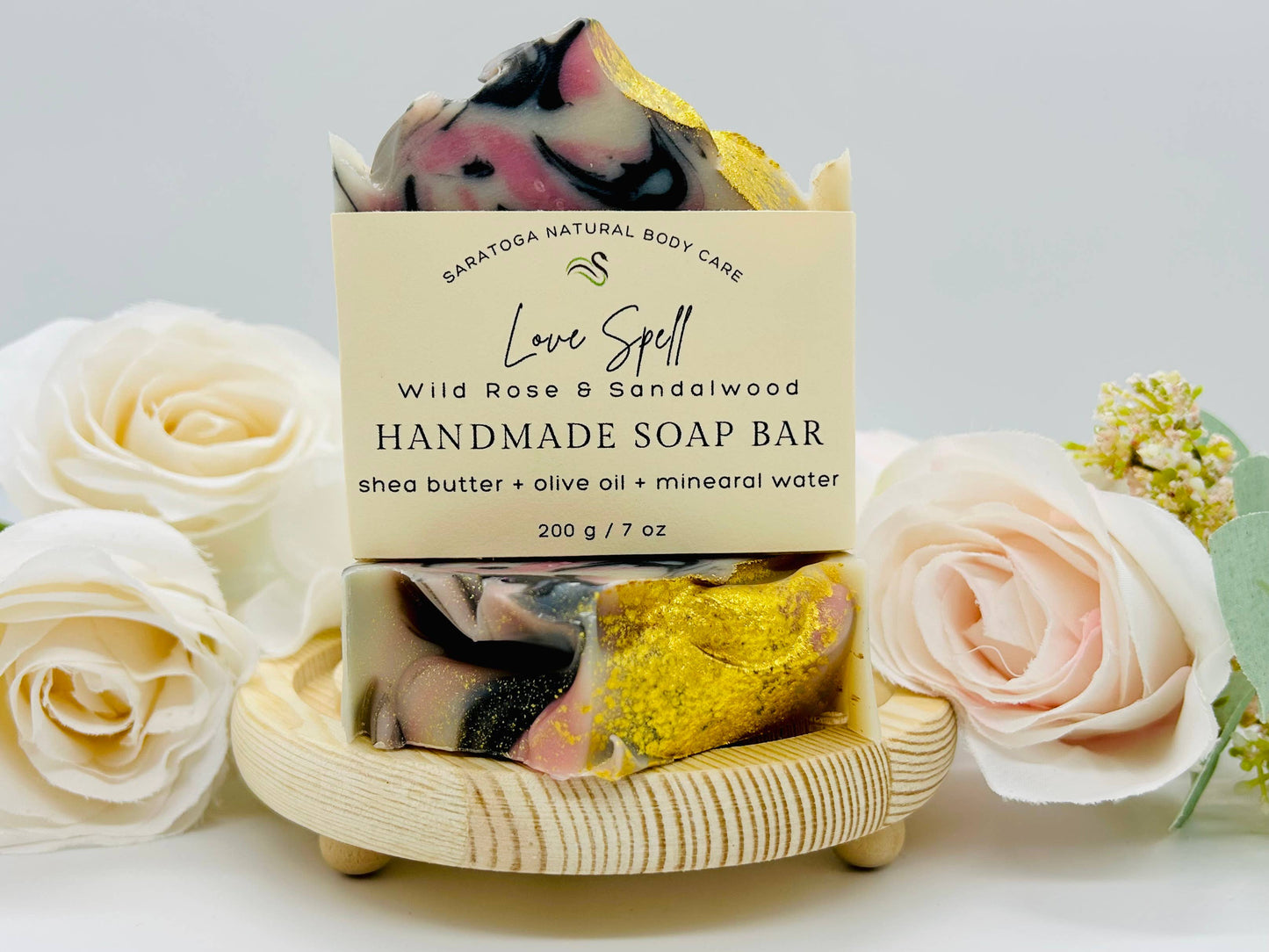 Love Spell Valentine's Day Handmade Soap Bar