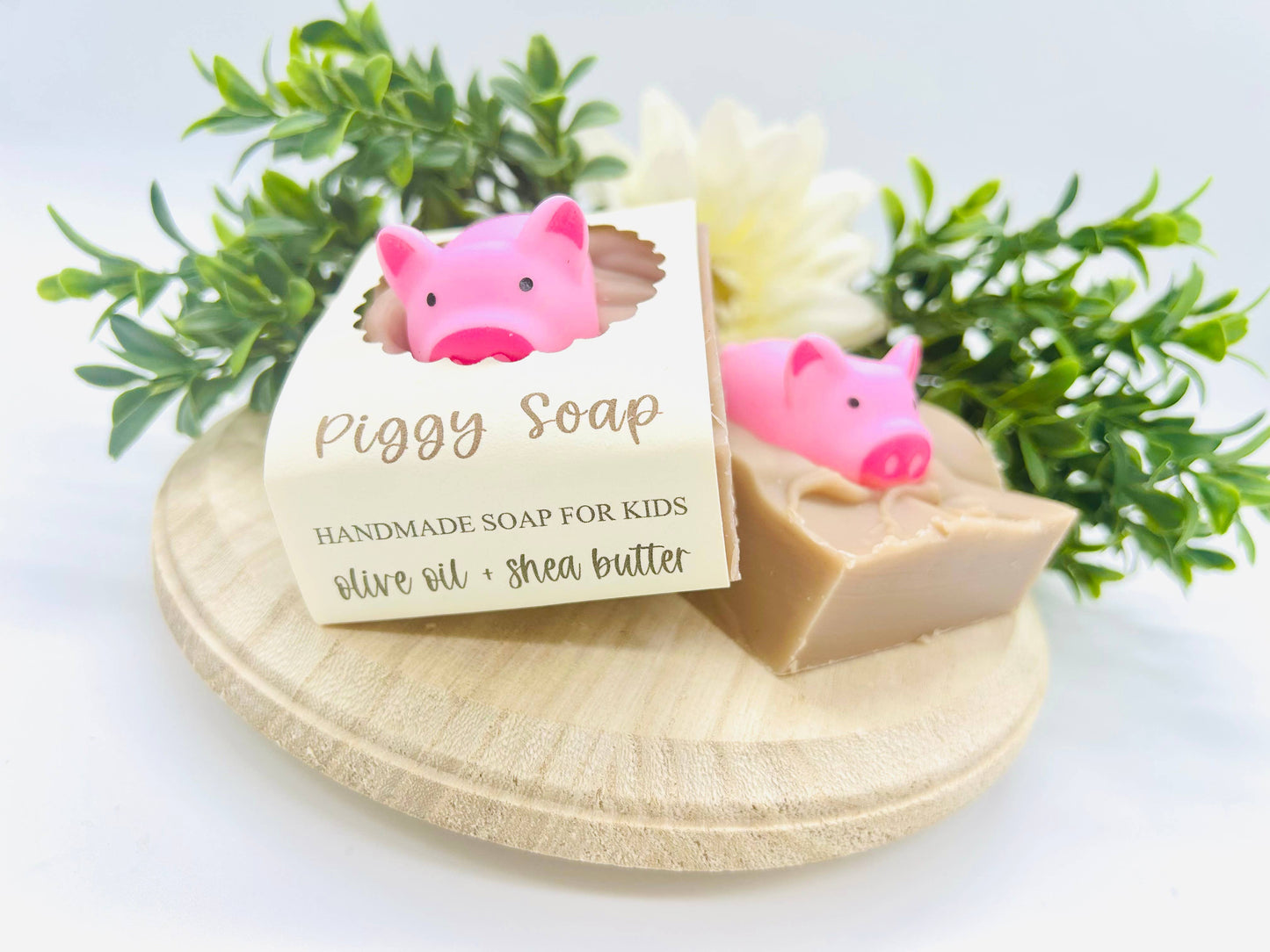 Piggy Handmade Soap Bar for Kids VEGAN COLD PROCESS