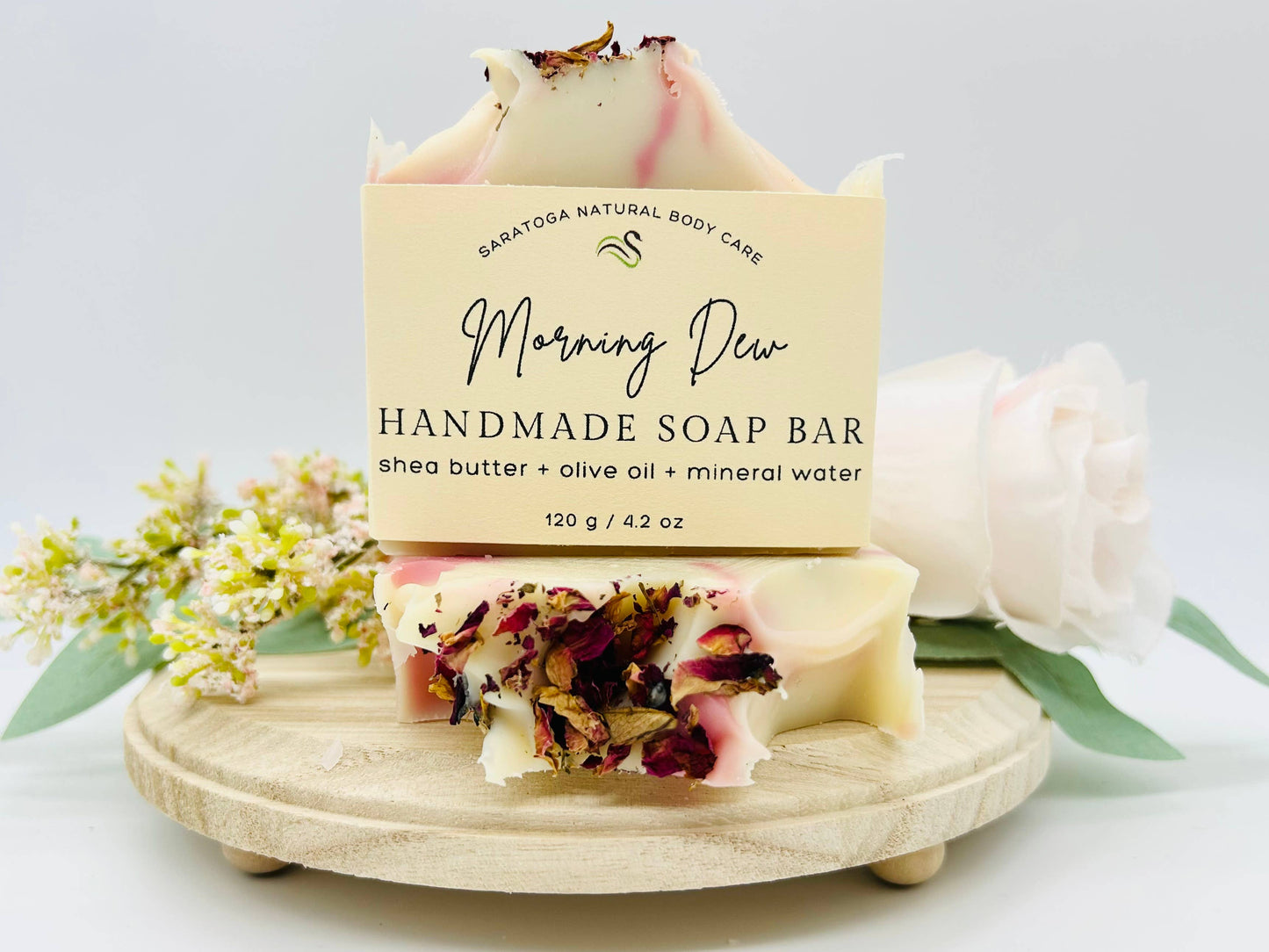 Morning Dew Handmade Soap Bar VEGAN COLD PROCESS