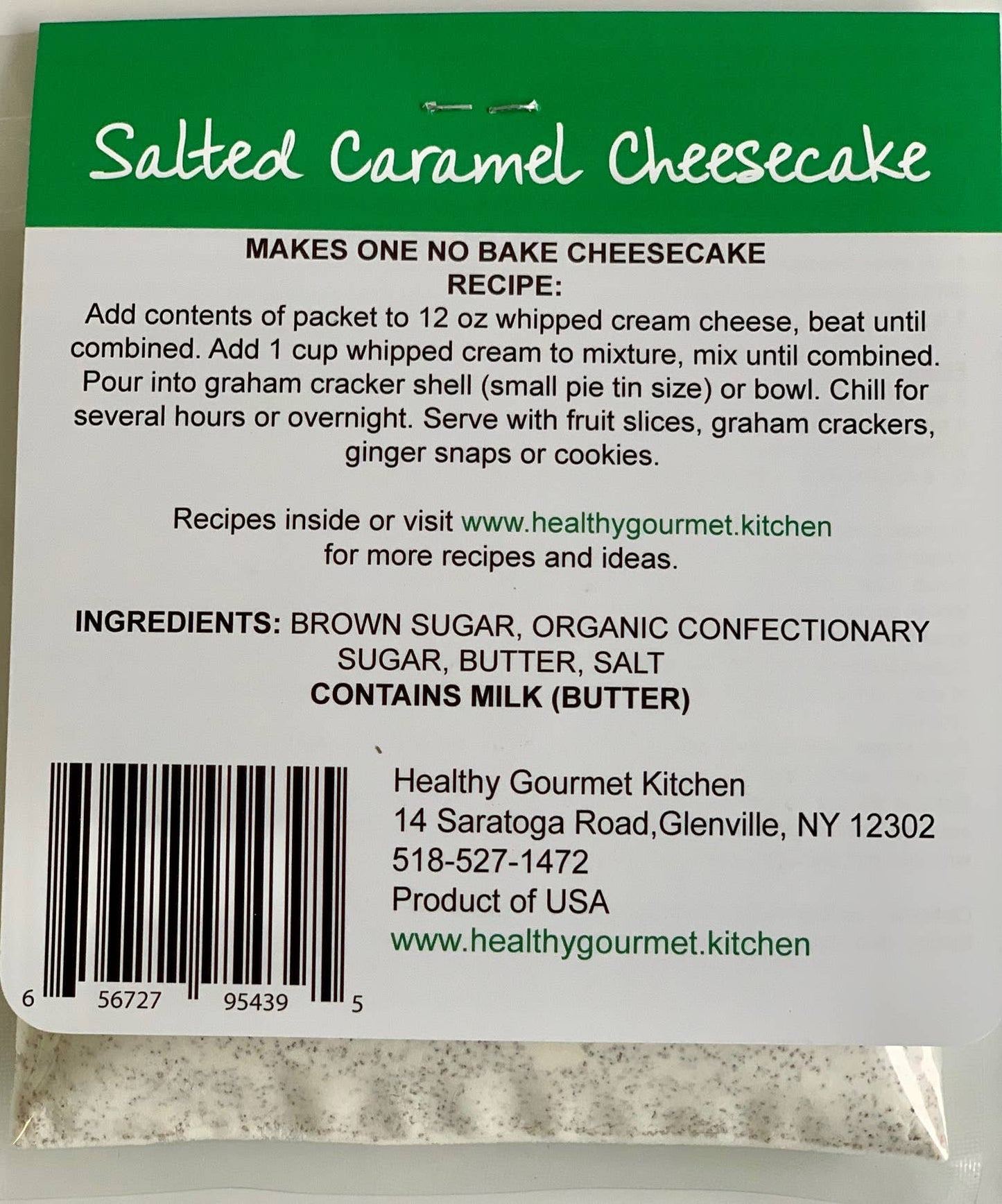 Salted Caramel Cheesecake Mix