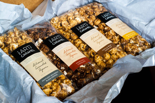 The Art of Caramel Gourmet Popcorn