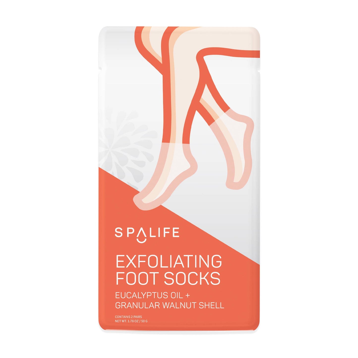 Exfoliating Foot Socks - Eucalyptus Oil + Granular Walnut