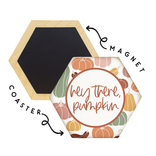 Hey Pumpkin Magnetic Coaster