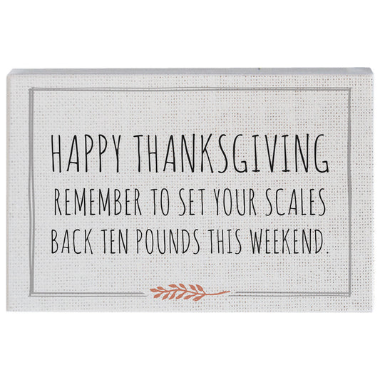 Happy Thanksgiving - Small Talk Rectangle