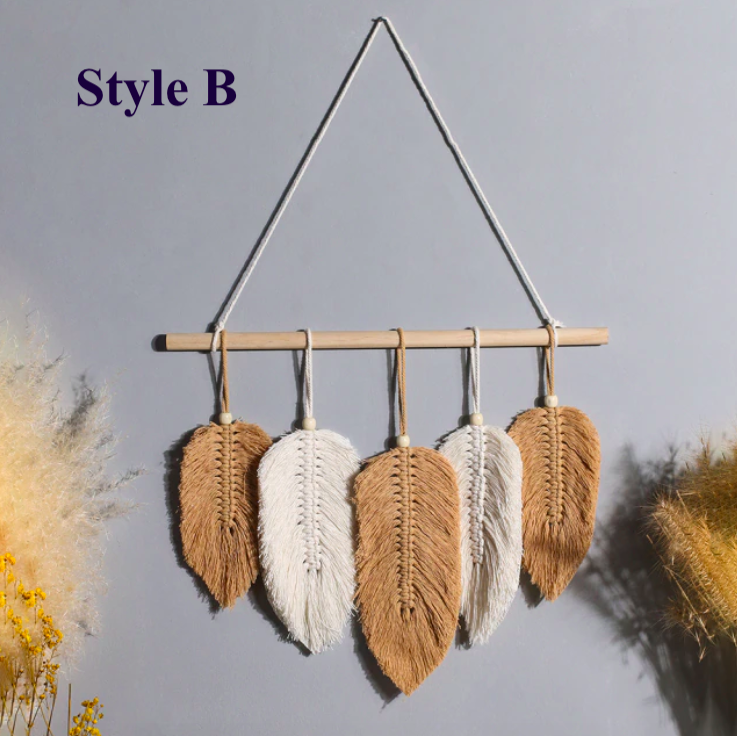 Leaf Macrame Wall Hanging