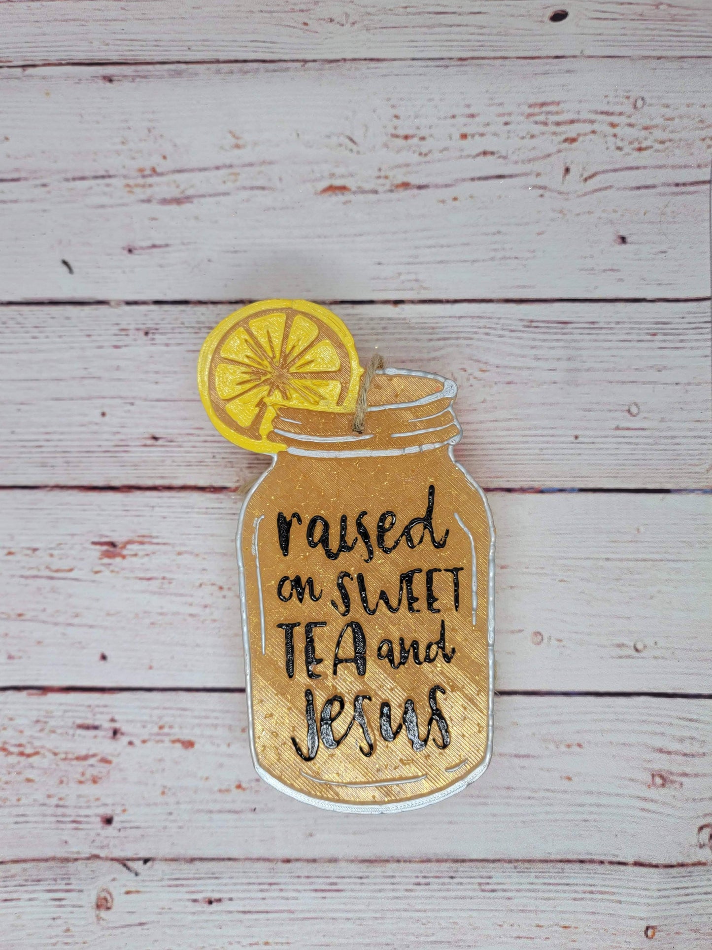 Sweet Tea Mason Jar Freshie