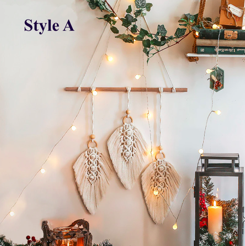 Leaf Macrame Wall Hanging