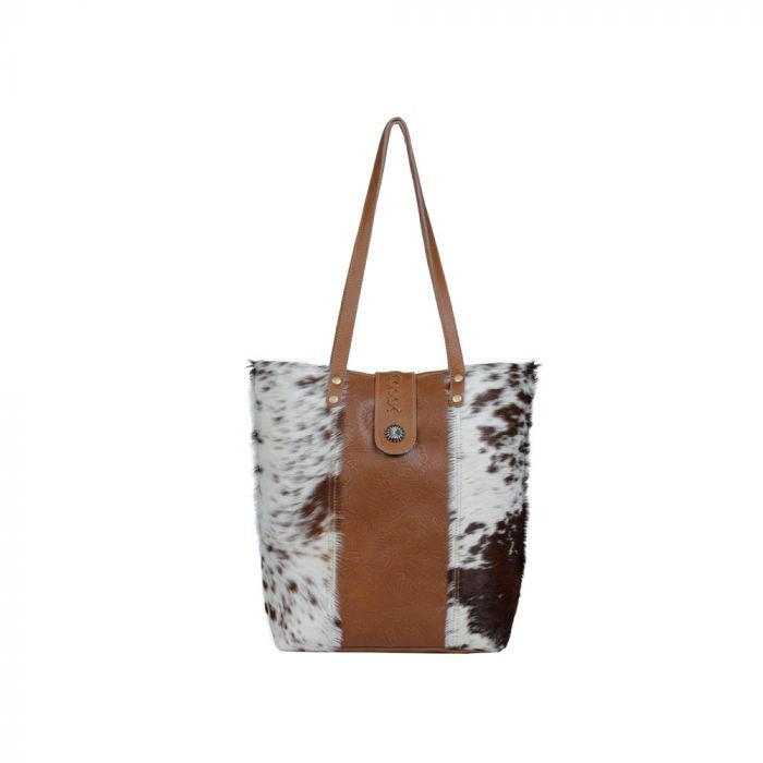 GRIZZLY BEAR CANVAS & HAIRON PURSE