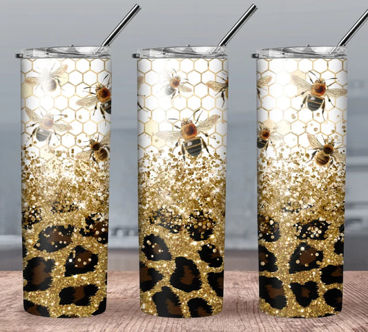 Skinny Tumbler Bees