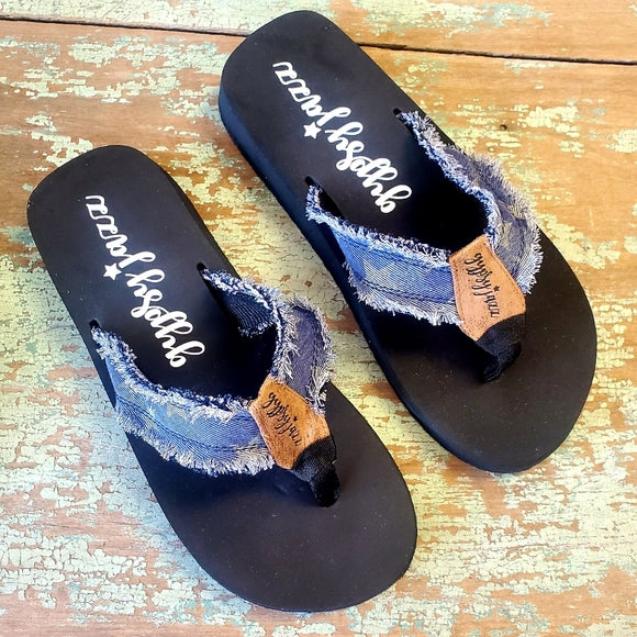 Gypsy Jazz Flip Flops