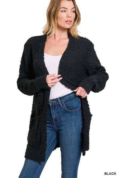 Zenana Popcorn Cardigan