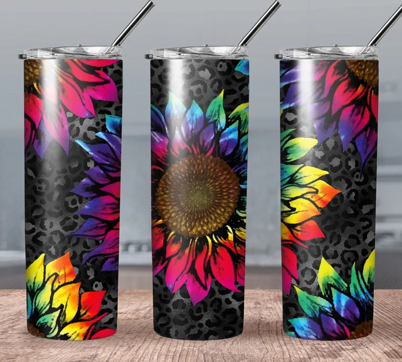 Skinny Tumbler Sunflower