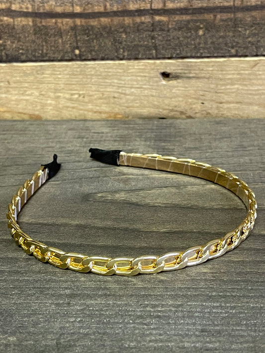 Gold Chain Headband