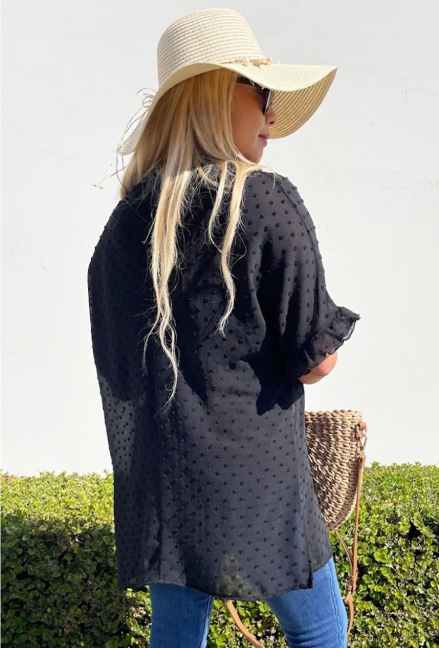 Swiss Dot Cardigan