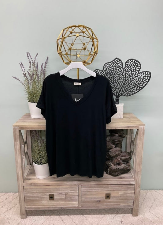 V-neck Casual Top