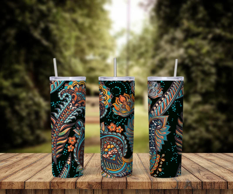 Skinny Tumbler Paisley