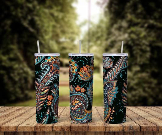 Skinny Tumbler Paisley