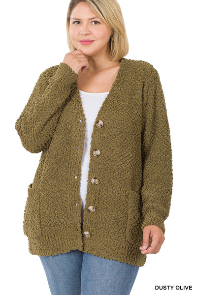 Zenana Popcorn Cardigan