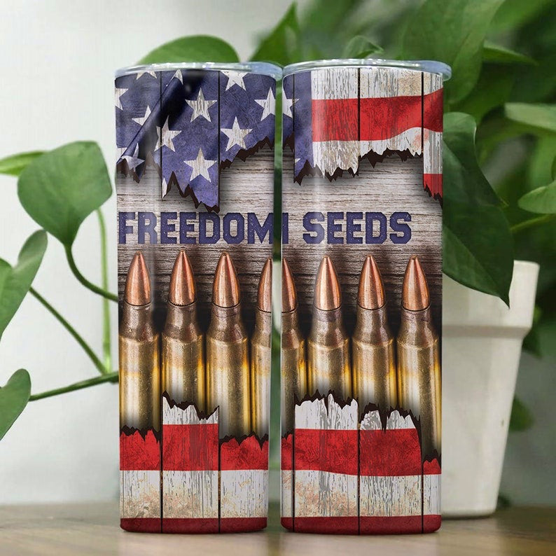 Skinny Tumbler Freedom Seeds