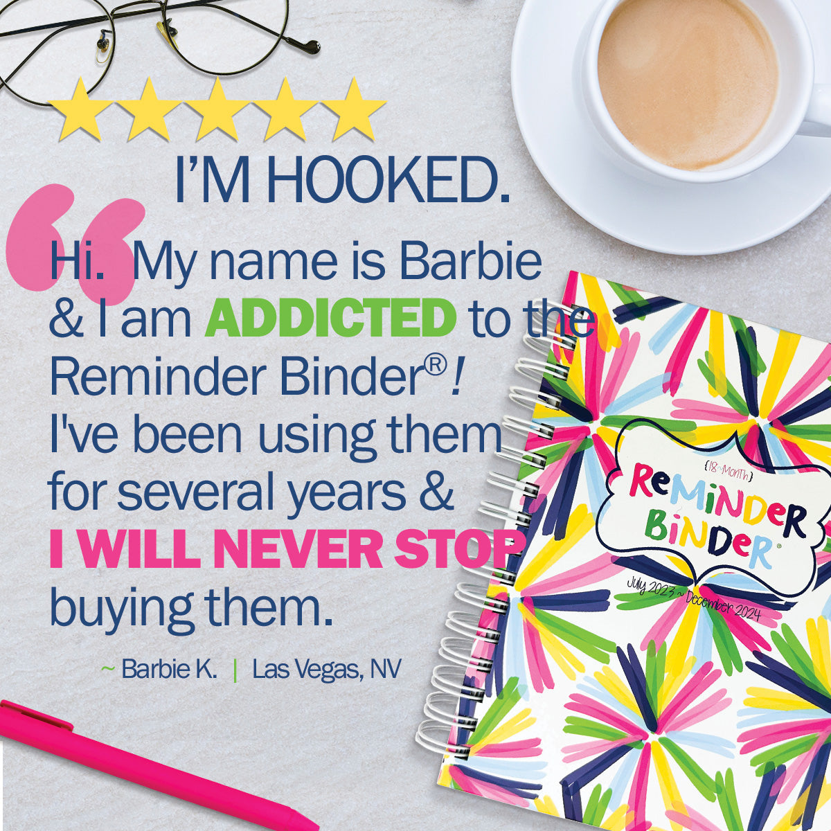 NEW! 2023-24 Reminder Binder® Planner | July 2023 thru December 2024